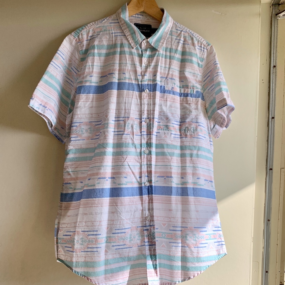 TOPMAN Classic Fit Button Down size L